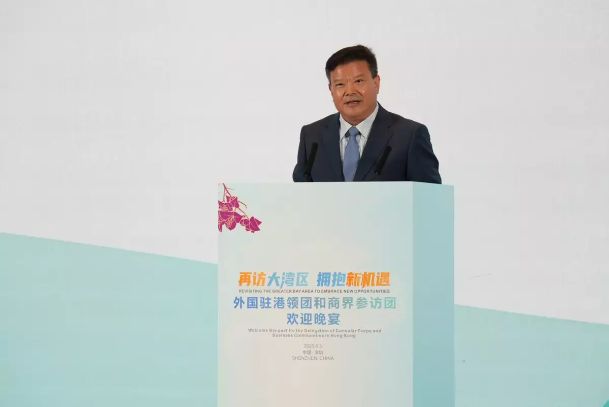 深圳市委書記孟凡利。巴士的報記者攝