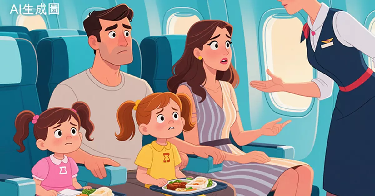 港爸控訴國泰全家打散坐兼變猶太餐 網友點醒後驚覺犯一大錯致被整蠱