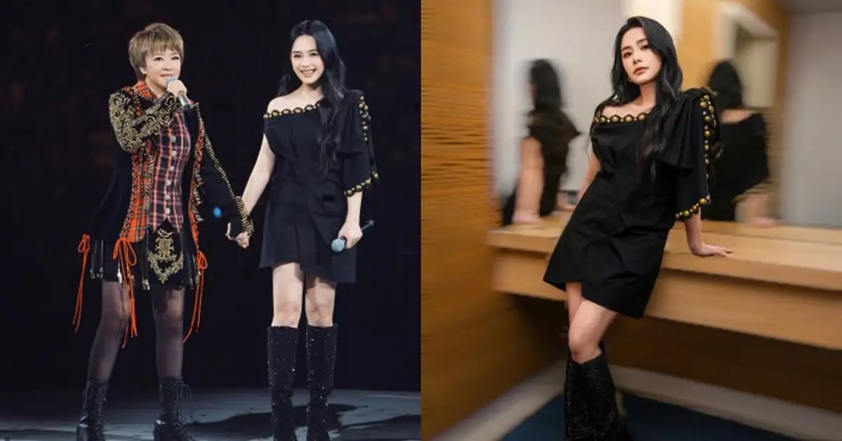 鐘欣潼任陳慧嫻廣州騷表演嘉賓 曬腿演繹《跳舞街》狀態大勇