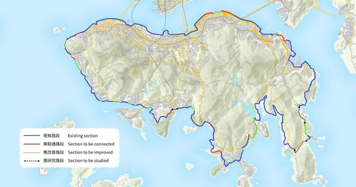 甯漢豪：「活力環島長廊」已駁通8成半 料2027年底前駁通9成