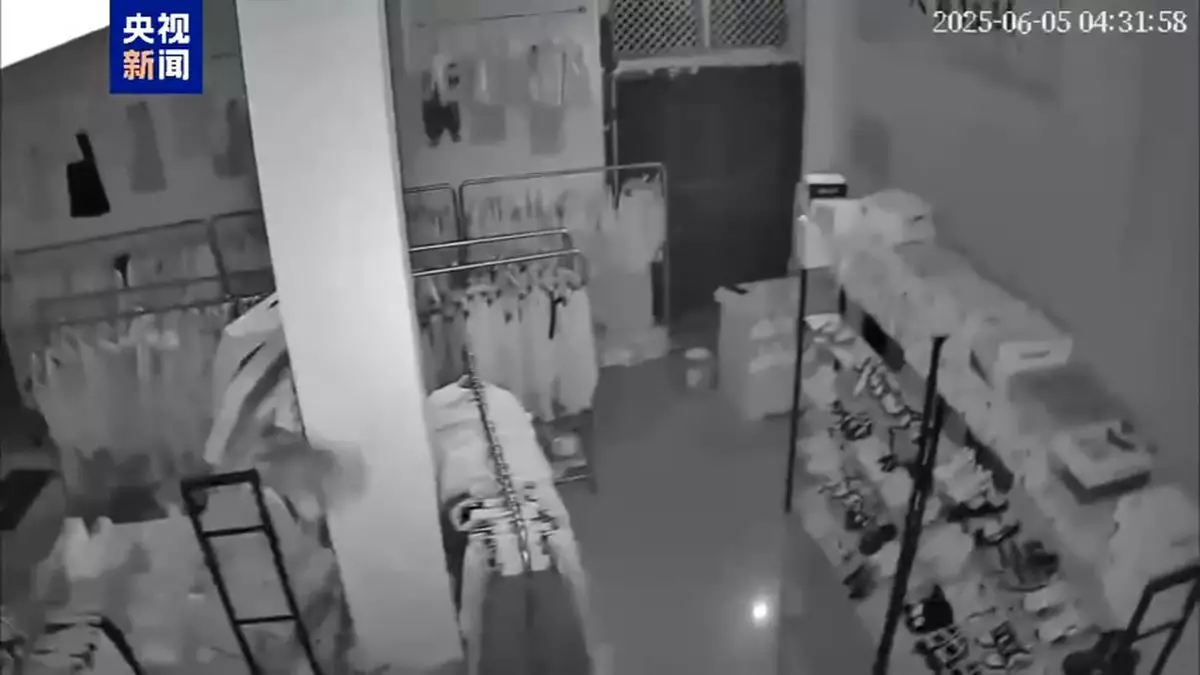 雲南大理洱源縣發生5級地震。微博影片截圖