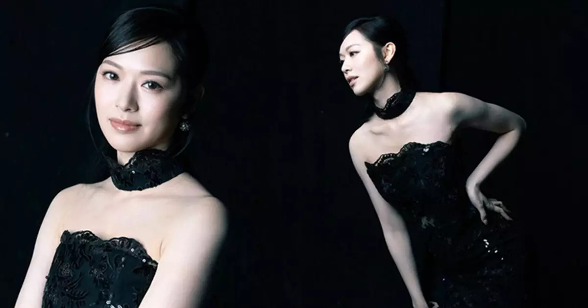 馮盈盈變身「暗黑女神」晒冷艷氣場　網民驚覺撞樣唐嫣蔡潔