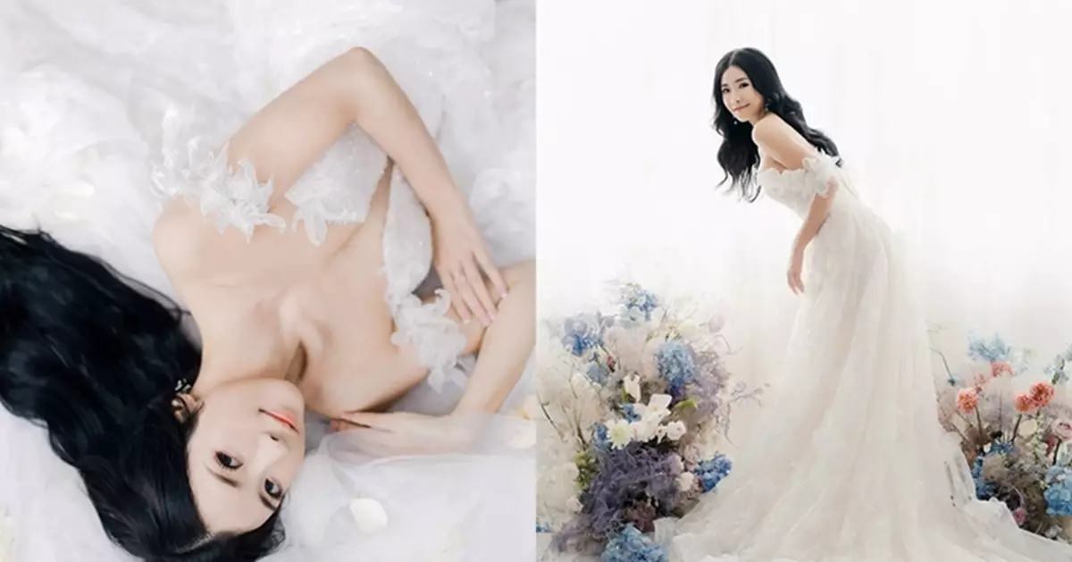 利穎怡婚紗Deep V爆乳「找數」 邪惡視覺震撼網民：太犯規！