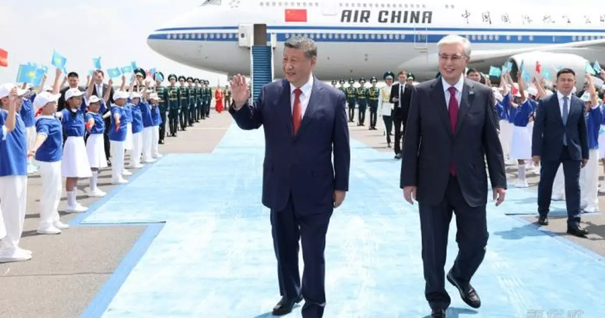 習近平抵達阿斯塔納   出席第二屆中國-中亞峰會