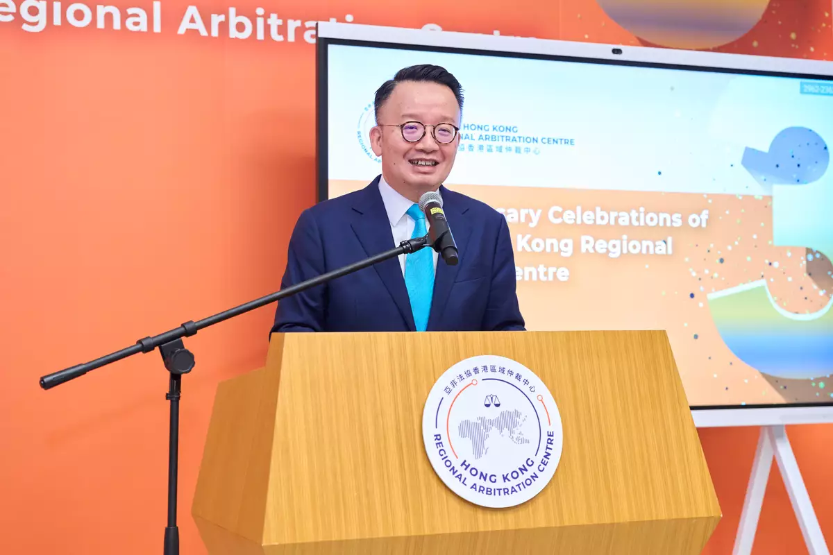 亞非法協香港區域仲裁中心主任陳曉峰。港協暨奧委會圖片