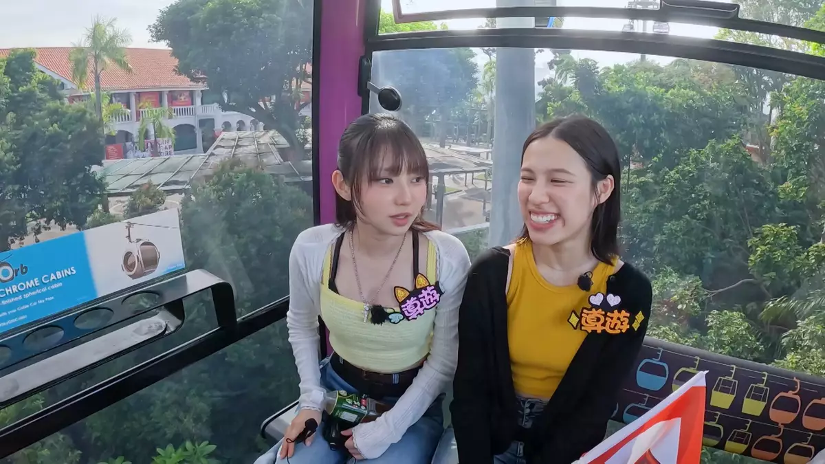 Winka和Day屬風象星座,比較跳動和隨意,會隨心情而行。