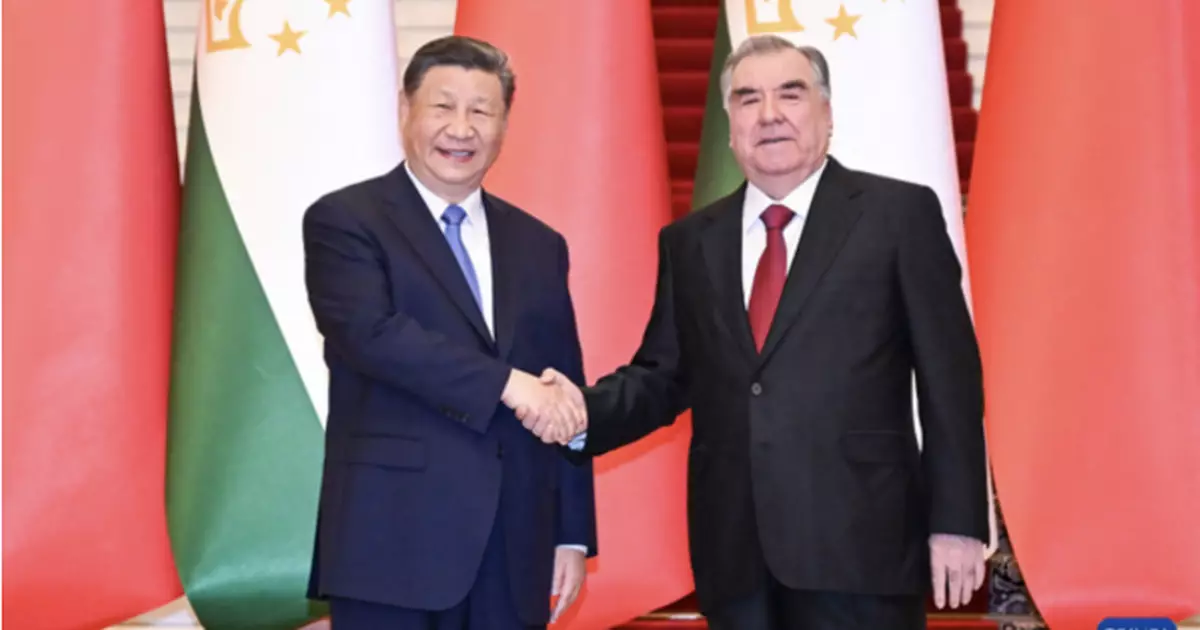 習近平出席中國中亞峰會 晤塔吉克總統強調在多邊機制中加強協調配合