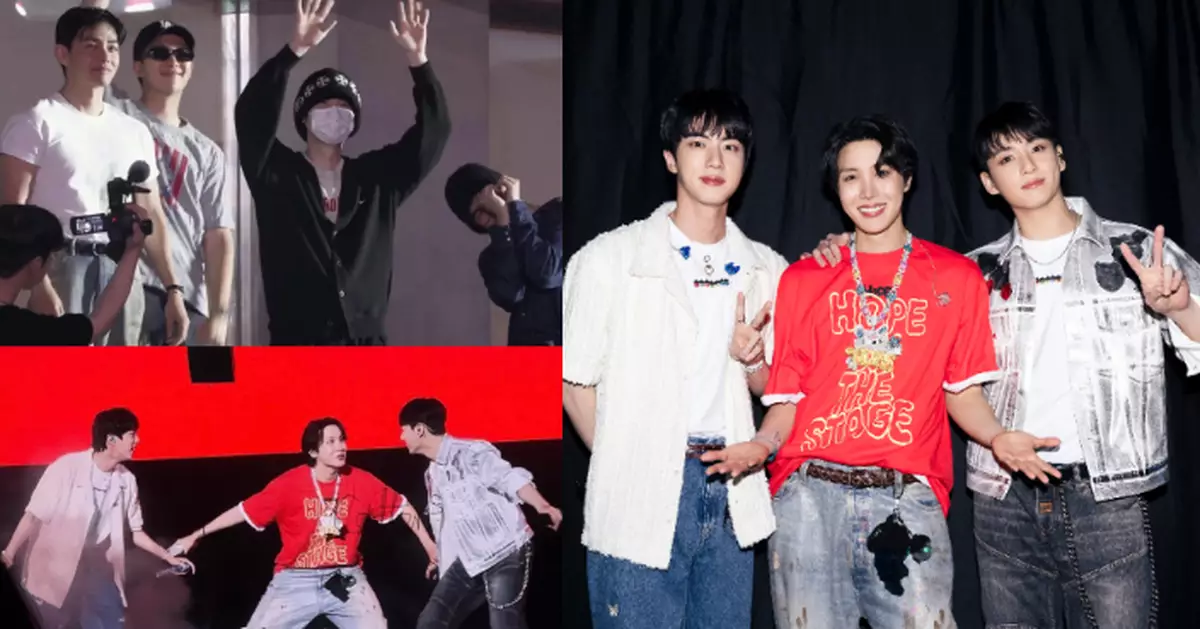 柾國退伍第三日台上狀態大勇 BTS全員驚喜現身J-hope演唱會