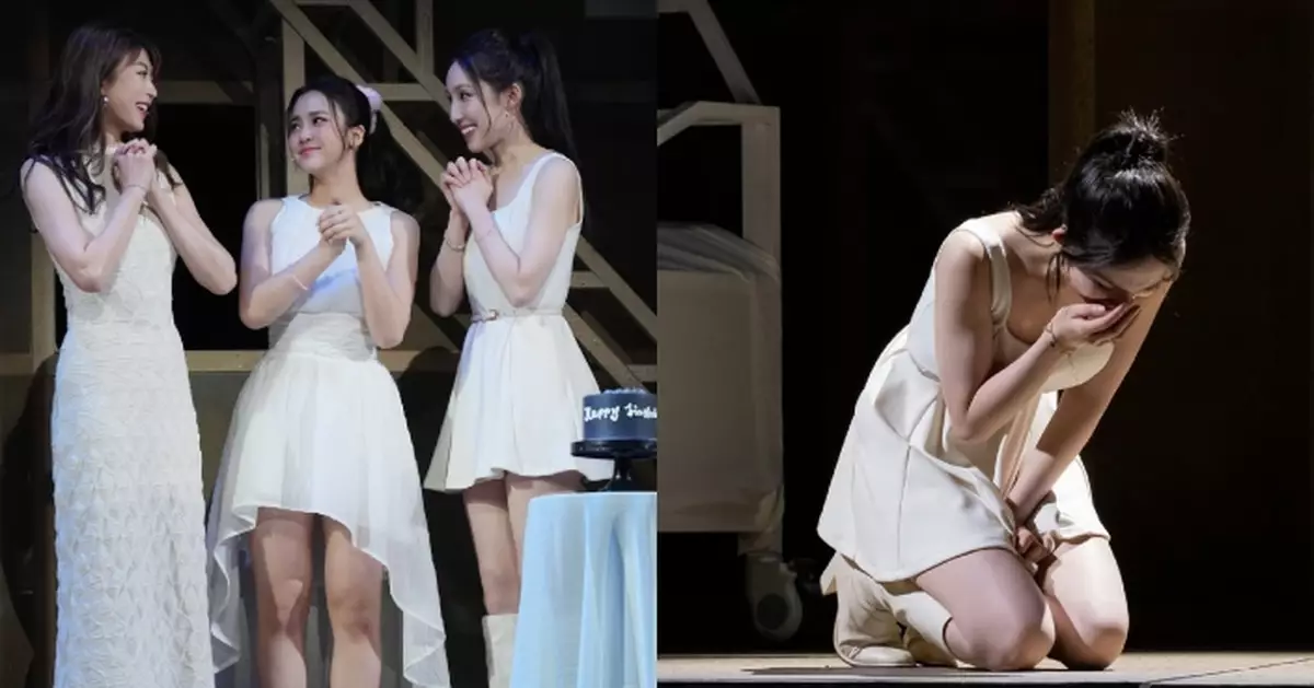 海兒分享音樂劇《三．八》花絮照 劇透自己有跪地痛哭戲份？