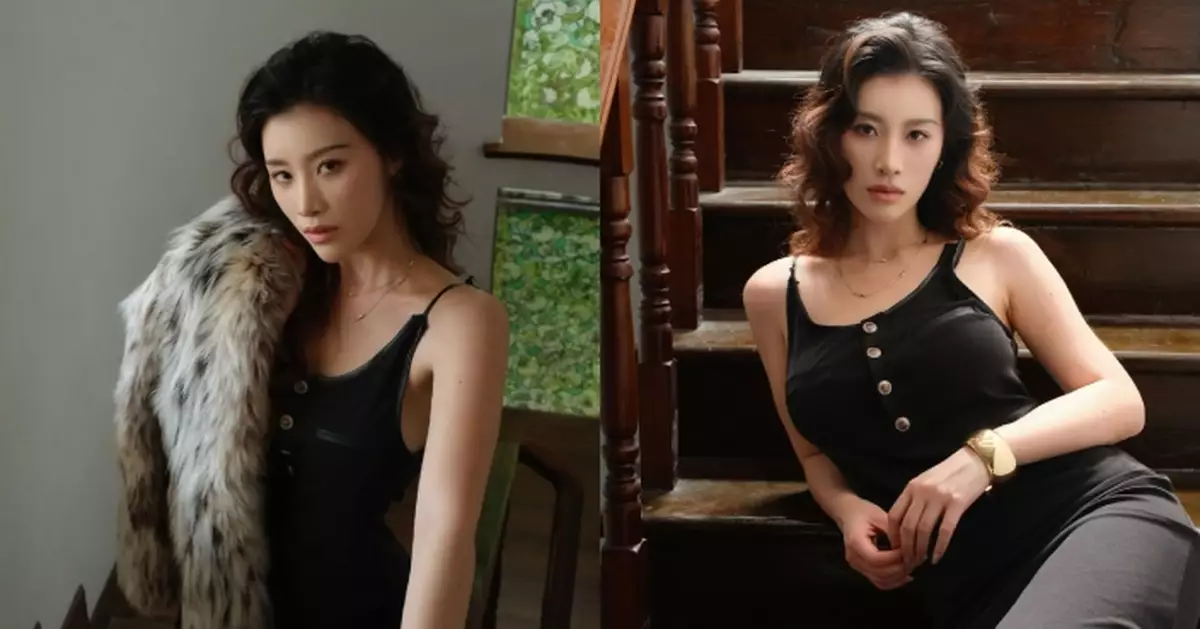 郭珮文久違PO寫真照 貼身長裙Look晒玲瓏浮凸好身材