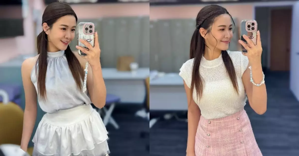 江嘉敏開工開到似fashion show 連環晒自拍靚相展瘦身成果