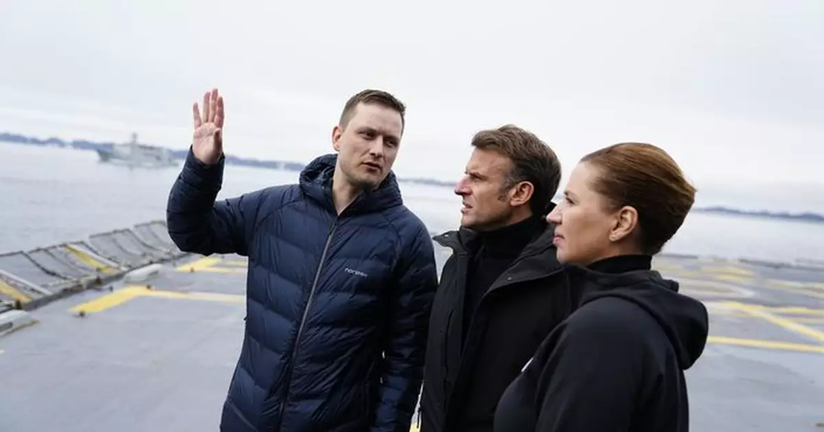 馬克龍到訪格陵蘭島 強調當地屬非賣品亦不容奪取