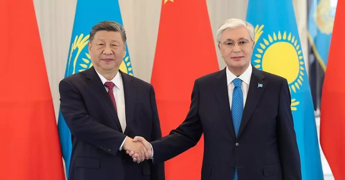 習近平與哈薩克總統會談 稱要高質量共建一帶一路及共同打擊三股勢力