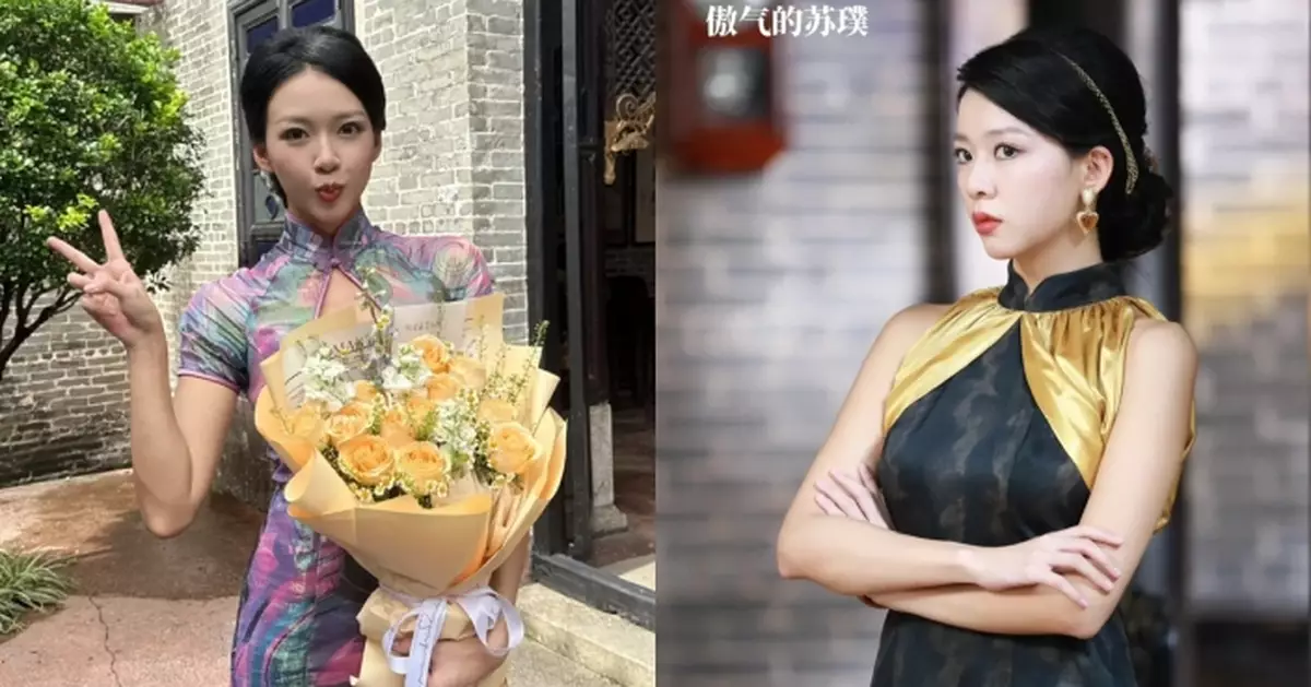 港姐亞軍梁嘉莹首拍內地微短劇 飾演惡女角色挑戰大