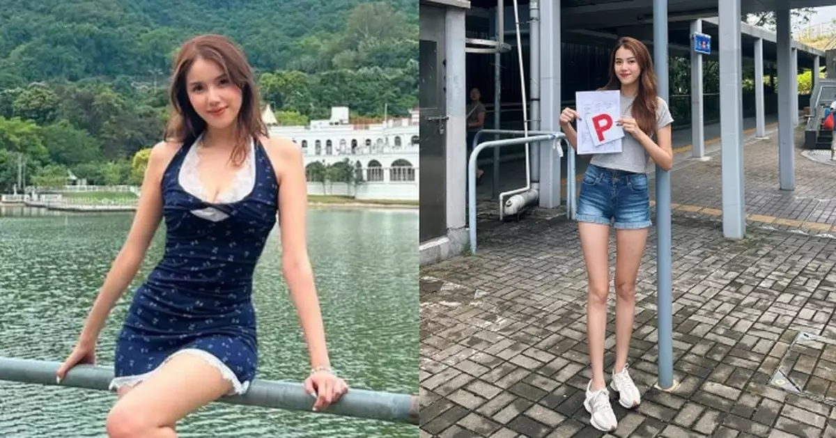 鄧凱文學車學到做人道理 終成功考獲駕駛執照開心晒「P牌」