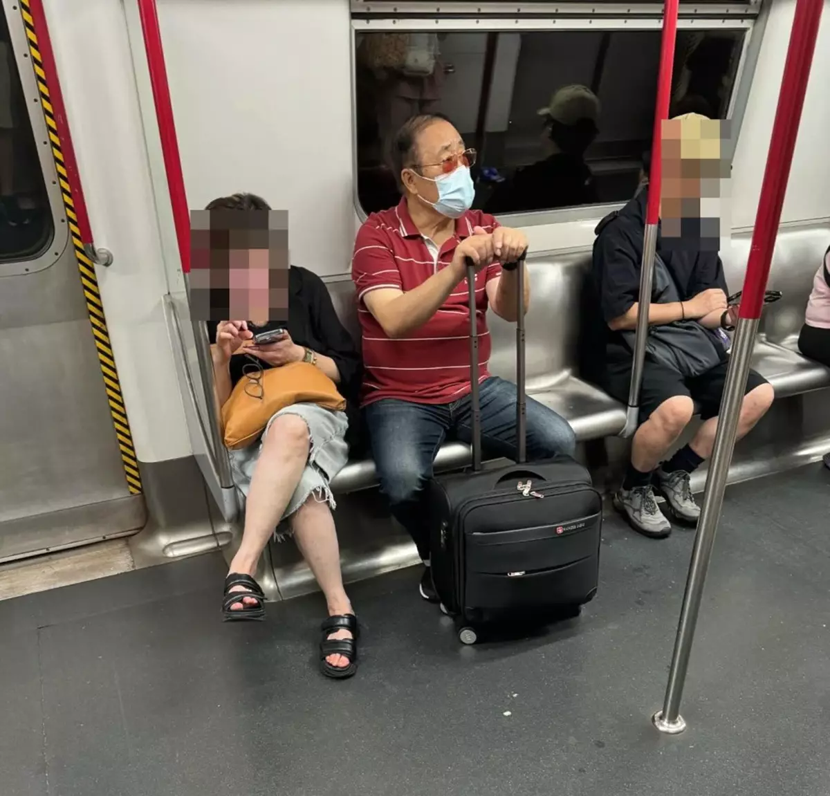 地鐵巧遇曹總