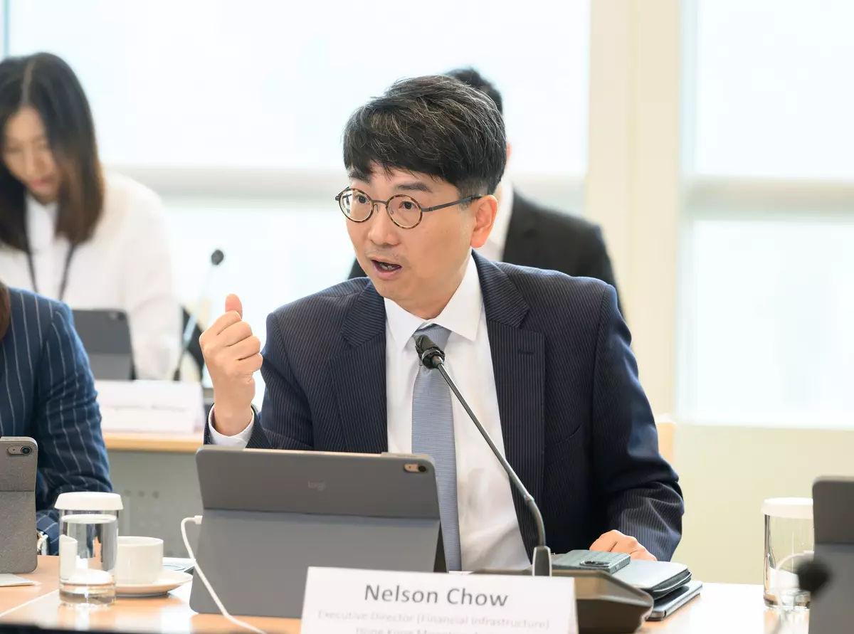金管局助理總裁周文正。GS1 Hong Kong FB