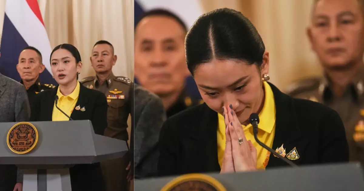 與柬埔寨洪森通話錄音外洩惹爭議 泰總理佩通坦道歉