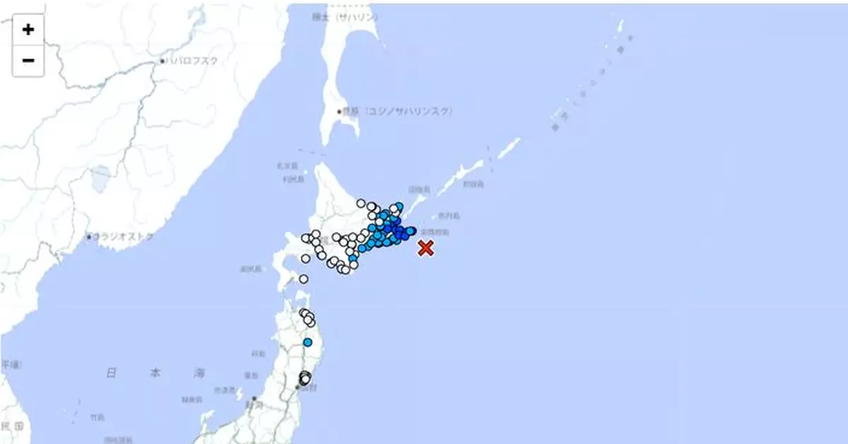 北海道根室半島東南近海發生6.1地震 暫無人員傷亡