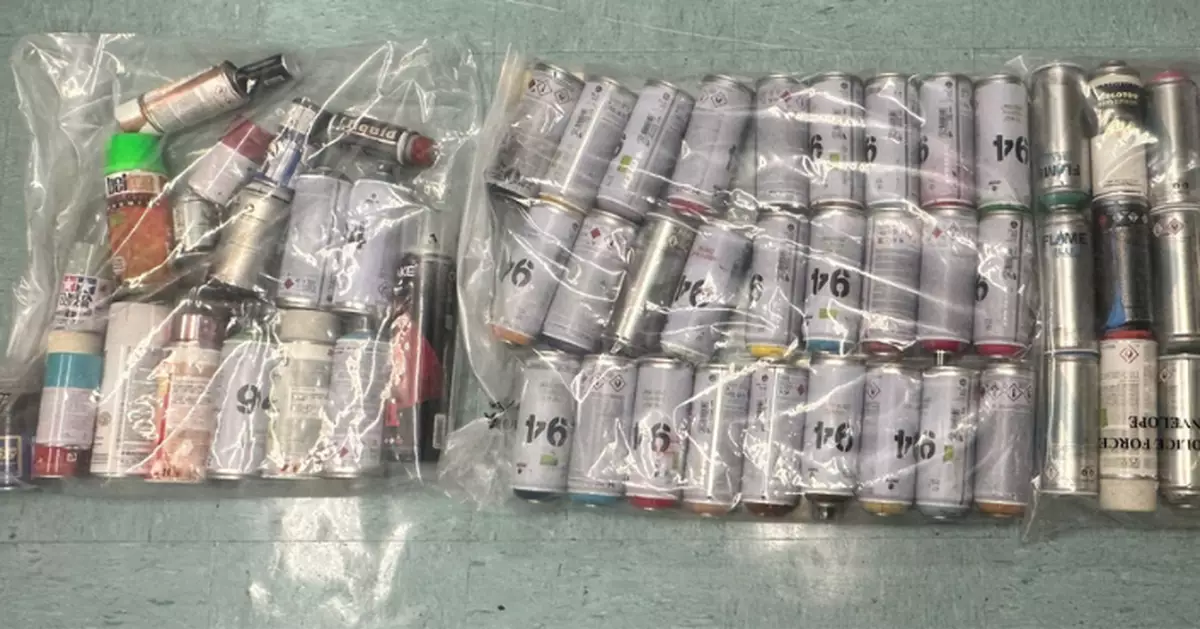 啟德政府路牌疑被塗鴉 警拘兩男一女涉刑事毀壞