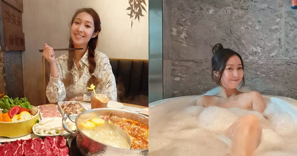 吳嘉儀再派福利貼出浴照晒香肩美腿　網民：人妻魅力冇得輸！