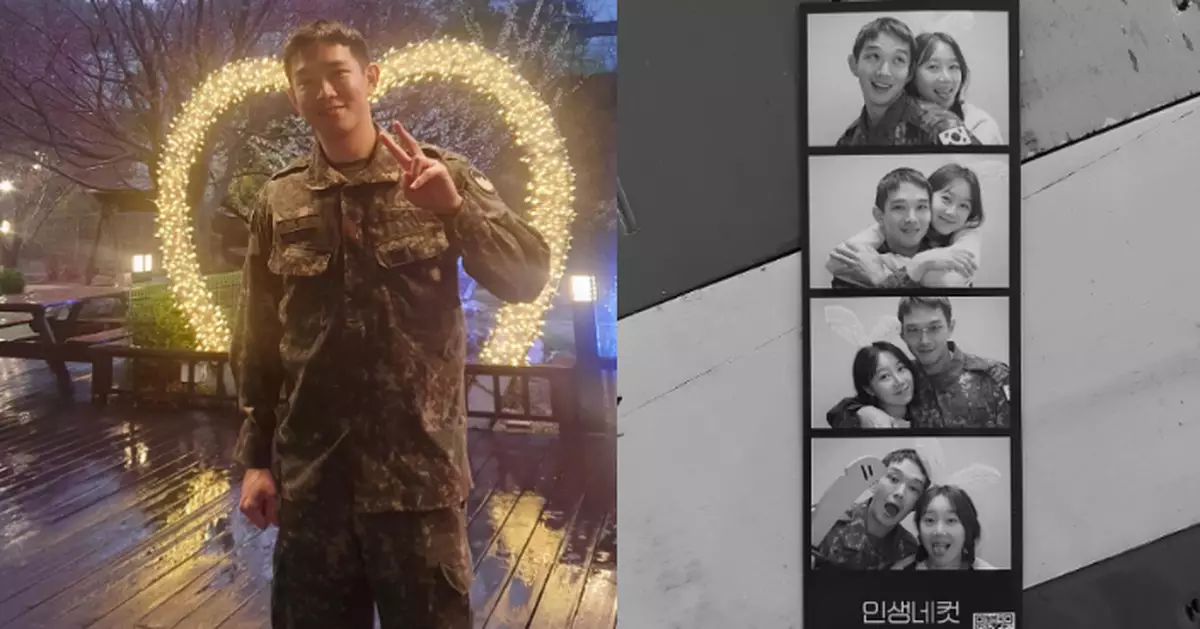 Kevin Oh完成兵役 與老婆孔曉振甜蜜相擁首度公開合照