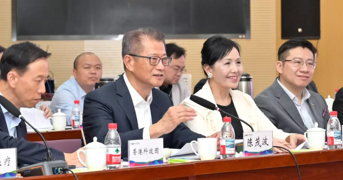 陳茂波：香港背靠祖國助內企「走出去」 軟實力非常強勁