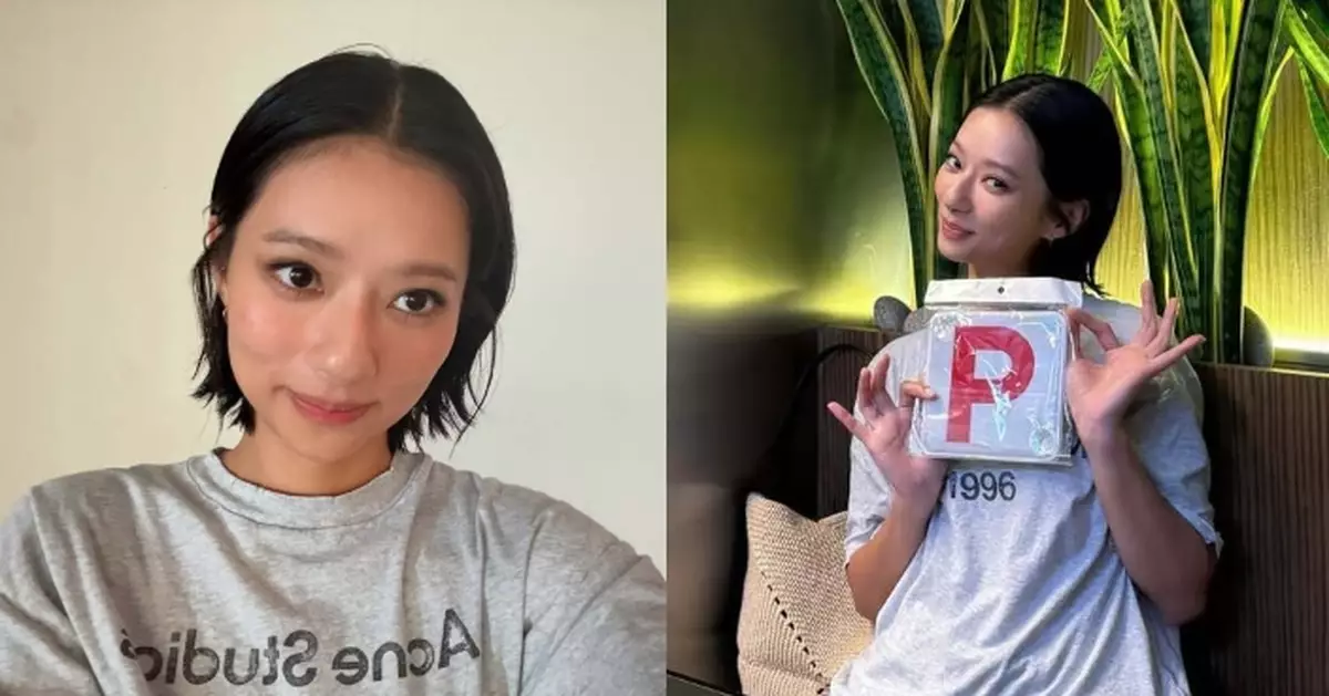 吳家忻變身短髮女神 晒P牌宣布成功考獲車牌