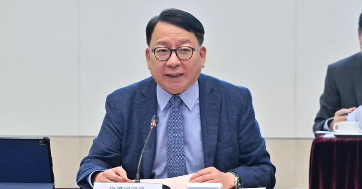 扶貧委員會會議陳國基主持 聽取擬備扶貧工作成果報告書工作進度