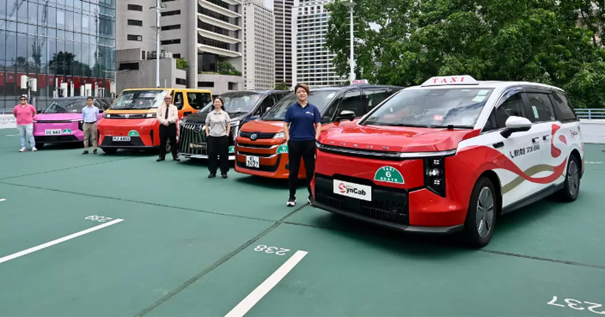 獲運輸署批暫准通知5支的士車隊全部投入試運
