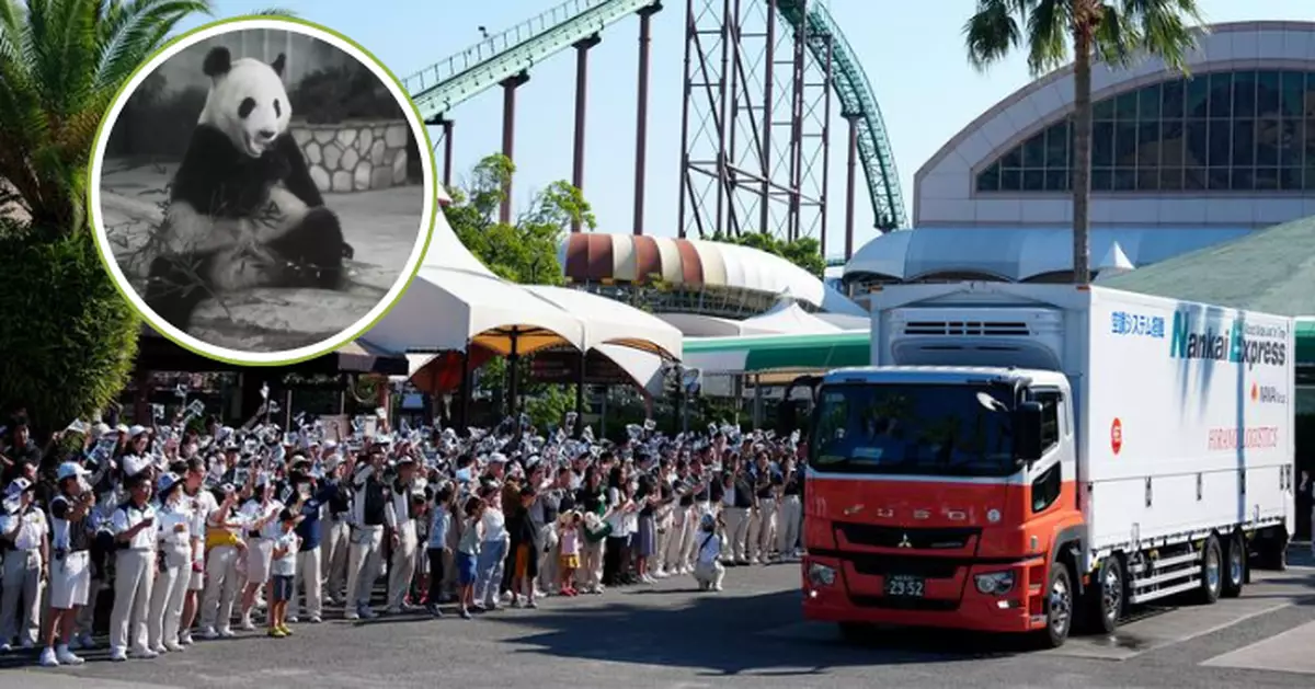 旅居日本和歌山4隻大熊貓回國 運抵四川成都