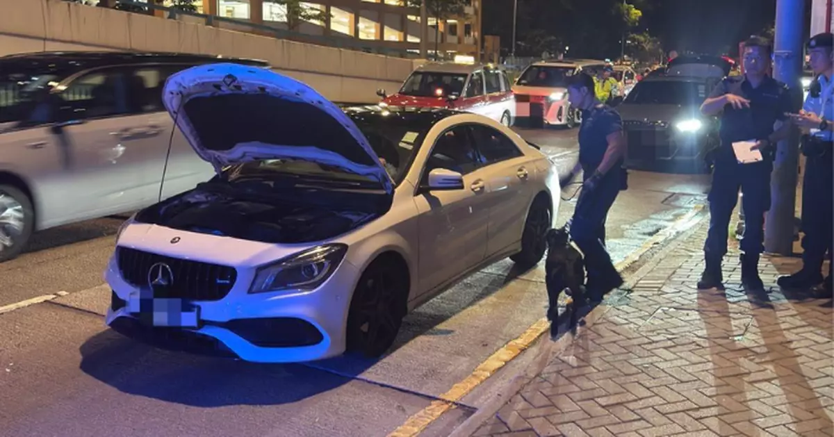 警方港島打擊汽車相關罪案拘4人 一警執勤期間疑遇襲輕傷　