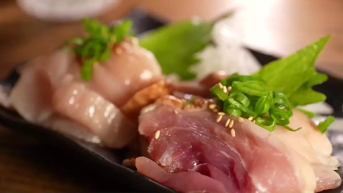 雞肉刺身