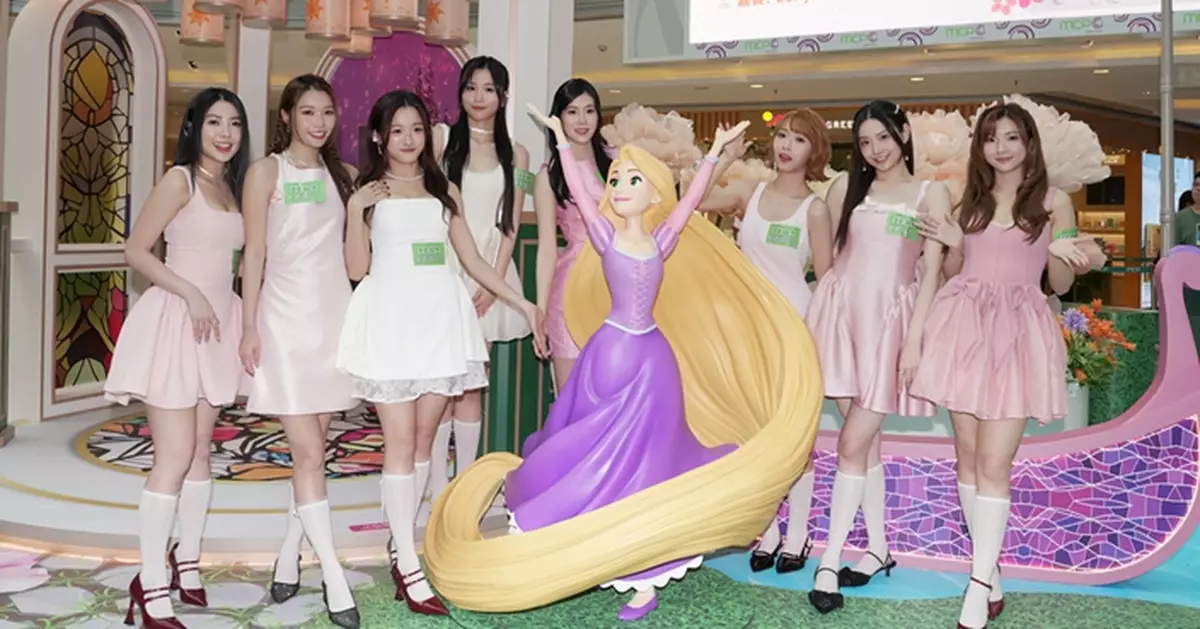 Lolly Talk親身於六大迪士尼公主花藝場景打卡 數百粉絲齊集應援震撼現場