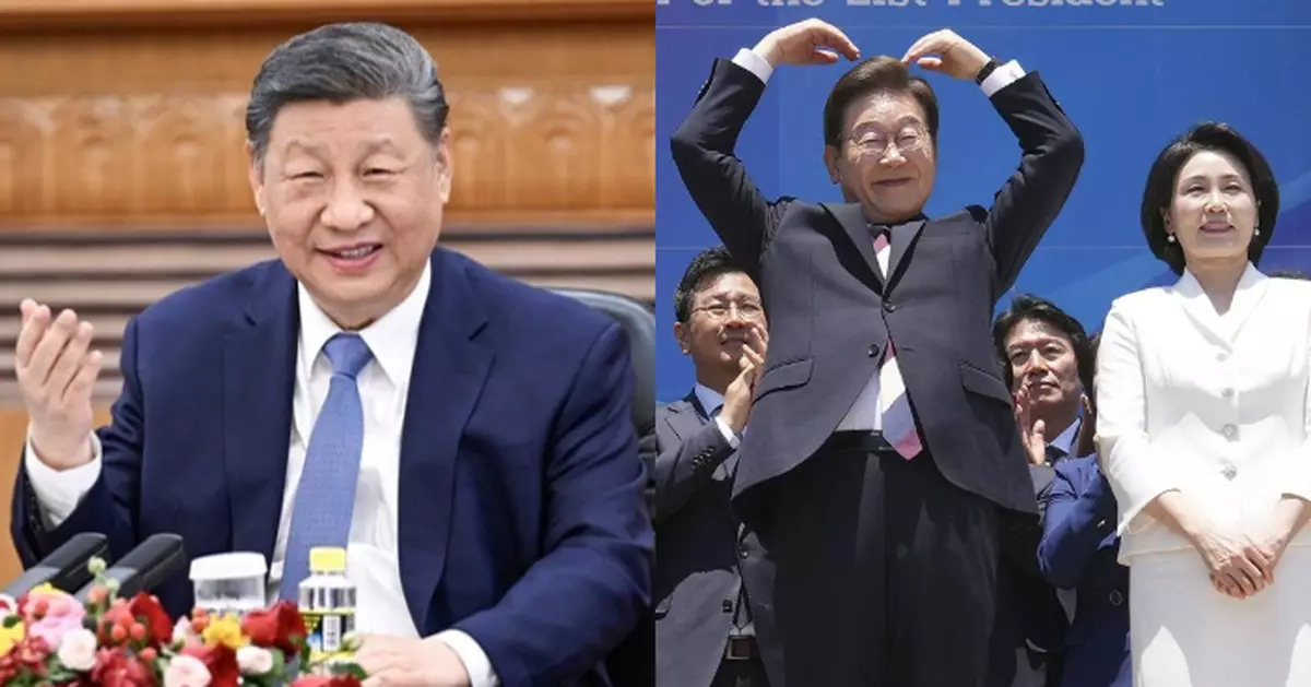 習近平致電李在明 祝賀當選南韓總統