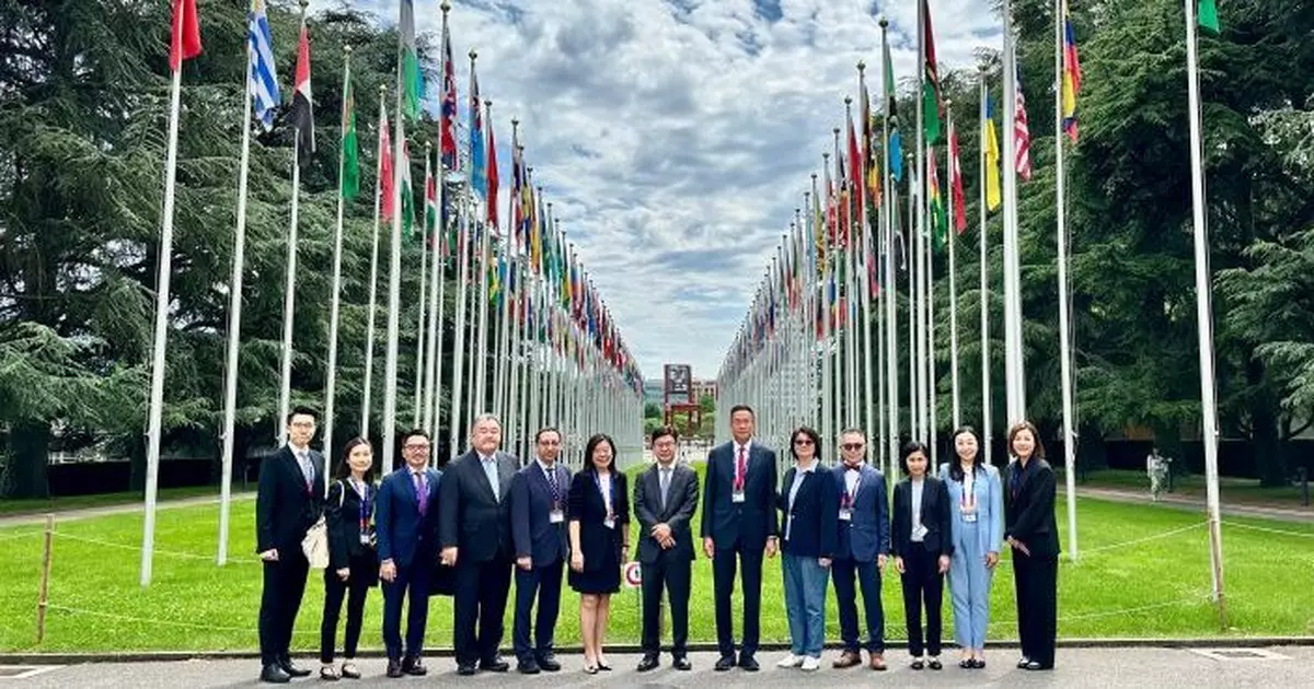 孫玉菡日內瓦出席國際勞工大會　展示香港勞動市場經濟及就業最新情況