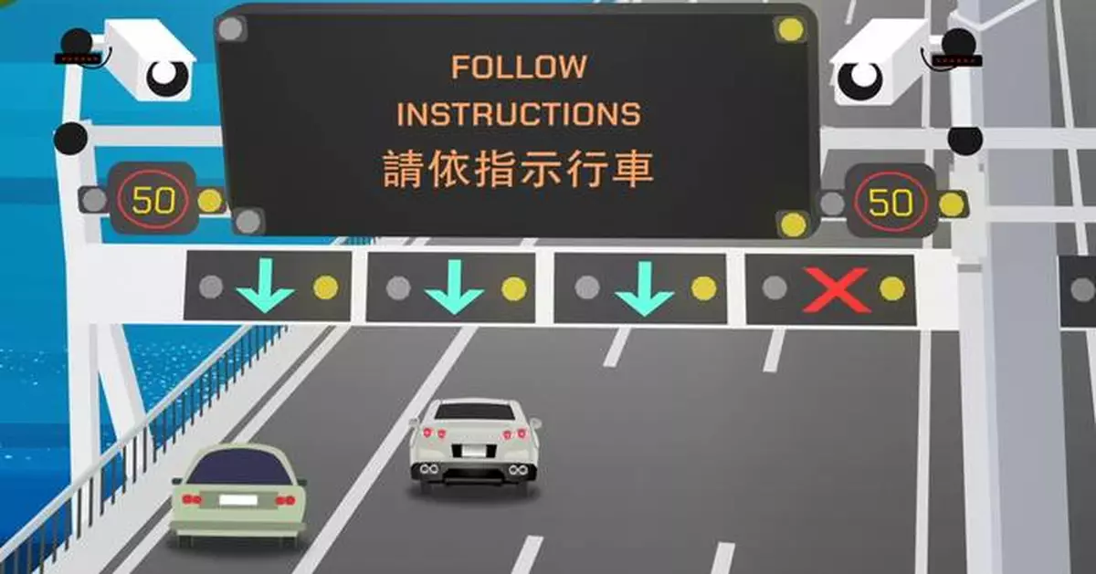 運輸署：汀九橋南行往青衣方向 下周六中午進行智慧公路操作測試