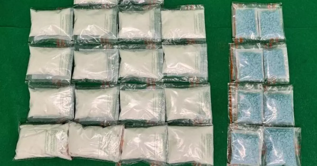 海關在機場檢獲490萬元懷疑氯胺酮及搖頭丸　27歲男旅客被捕