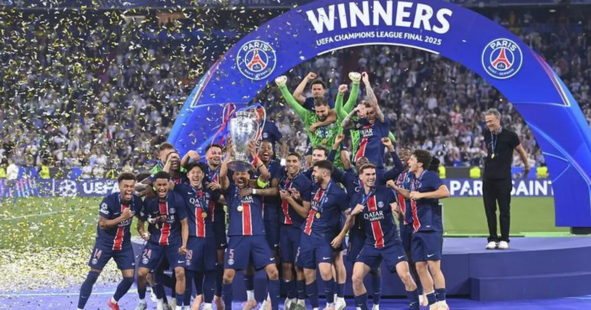 巴黎聖日耳門5:0破國際米蘭　首奪歐聯冠軍