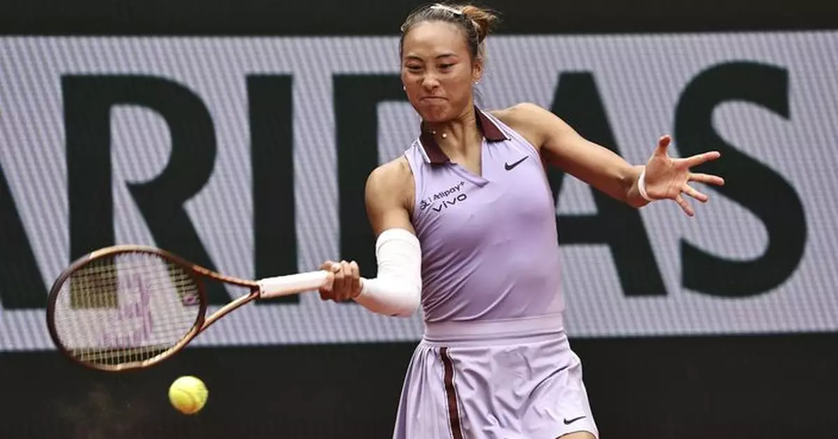 鄭欽文擊敗薩姆索諾娃　首次打入法網女單八強