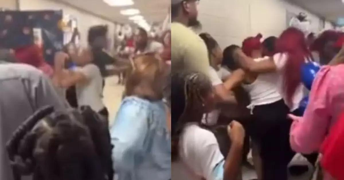 美幼稚園畢業禮上演全武行 家長口角爆衝突小孩喊著懇求停手