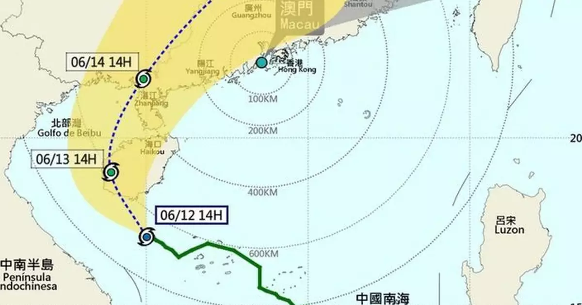 澳門下午4至7時考慮改發一號風球　但預料風力將會再次增強