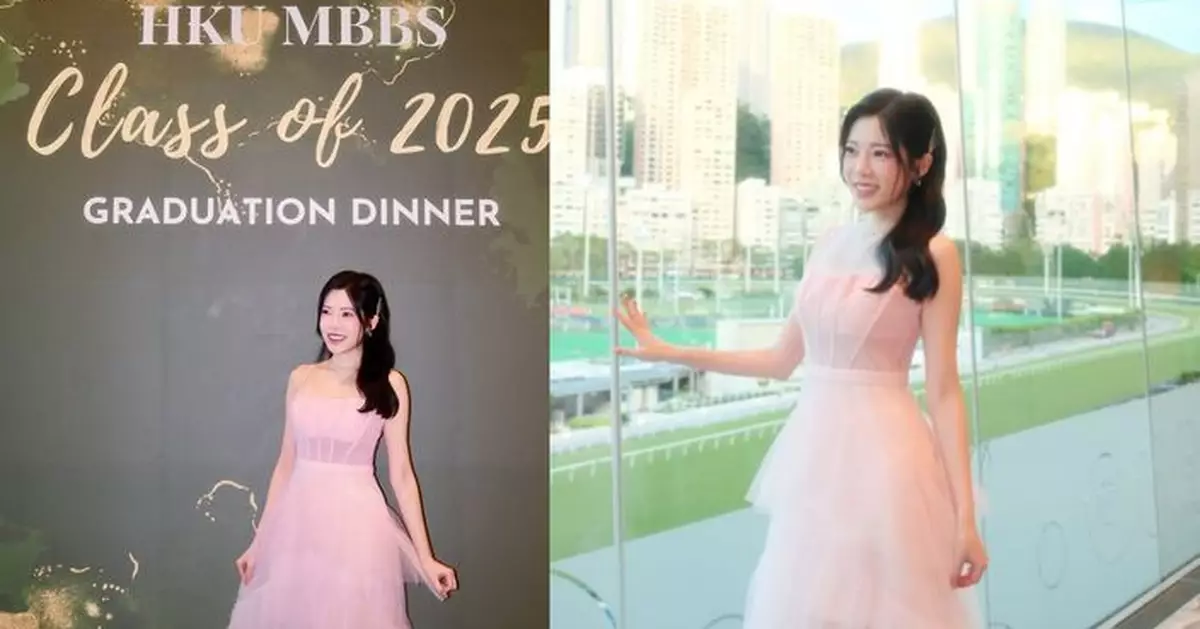 「聲夢學霸」趙小婷晒港大醫科畢業晚宴靚相  網民激讚：記得做個愛唱歌嘅醫生