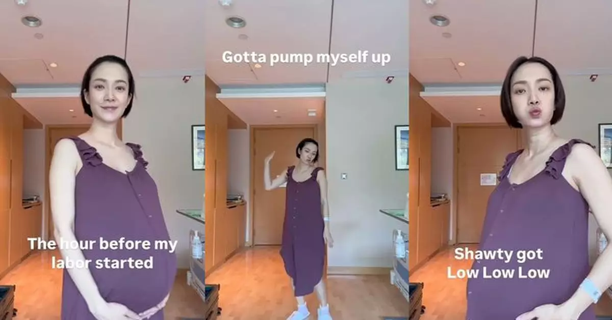 王君馨臨盆前挺巨肚勁舞 Grace：太緊張需要定吓經