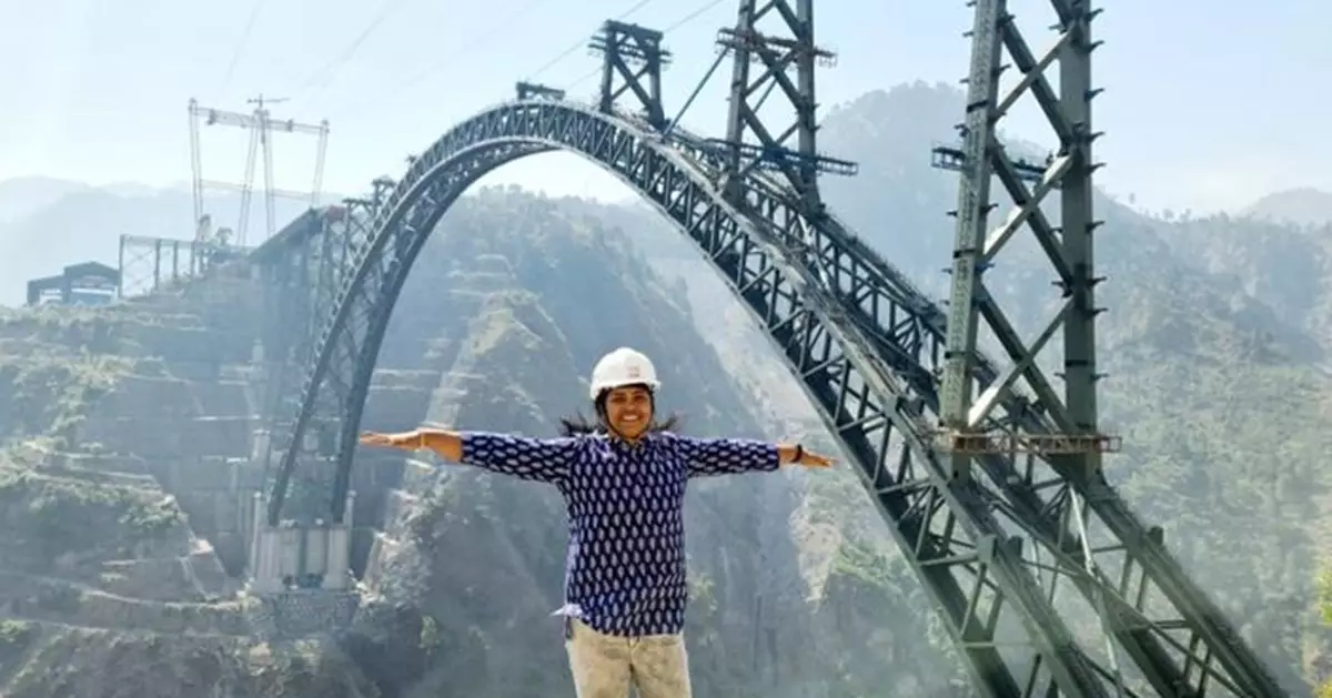 比巴黎鐵塔還高！印度「天際線鐵路橋」創世界紀錄