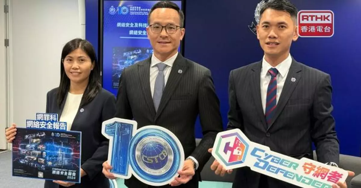 警方網絡安全報告稱去年發現44萬項針對香港網絡威脅情報