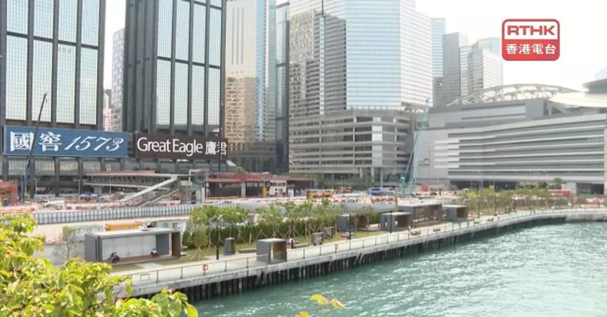 港島「活力環島長廊」駁通八成半　中環灣仔等海濱年內設輕食攤檔