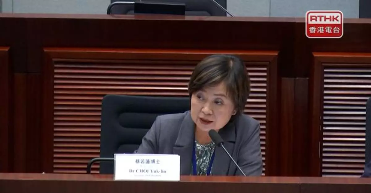 議員關注學童自殺　蔡若蓮稱多層面支援有精神健康需要學生