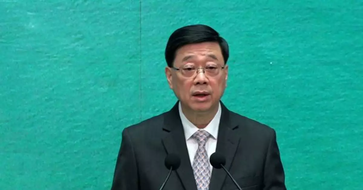 提早至9月發表施政報告　李家超稱朝著拼經濟謀發展改善民生方向