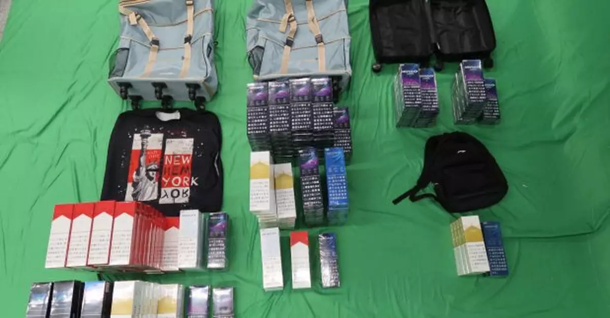 一名入境旅客管有逾4萬支未完稅香煙罪成　判囚6個月及罰款
